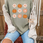 Retro Pumpkin Flowers Tee