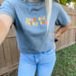 Rocky Top Embroidered Colorful Tee