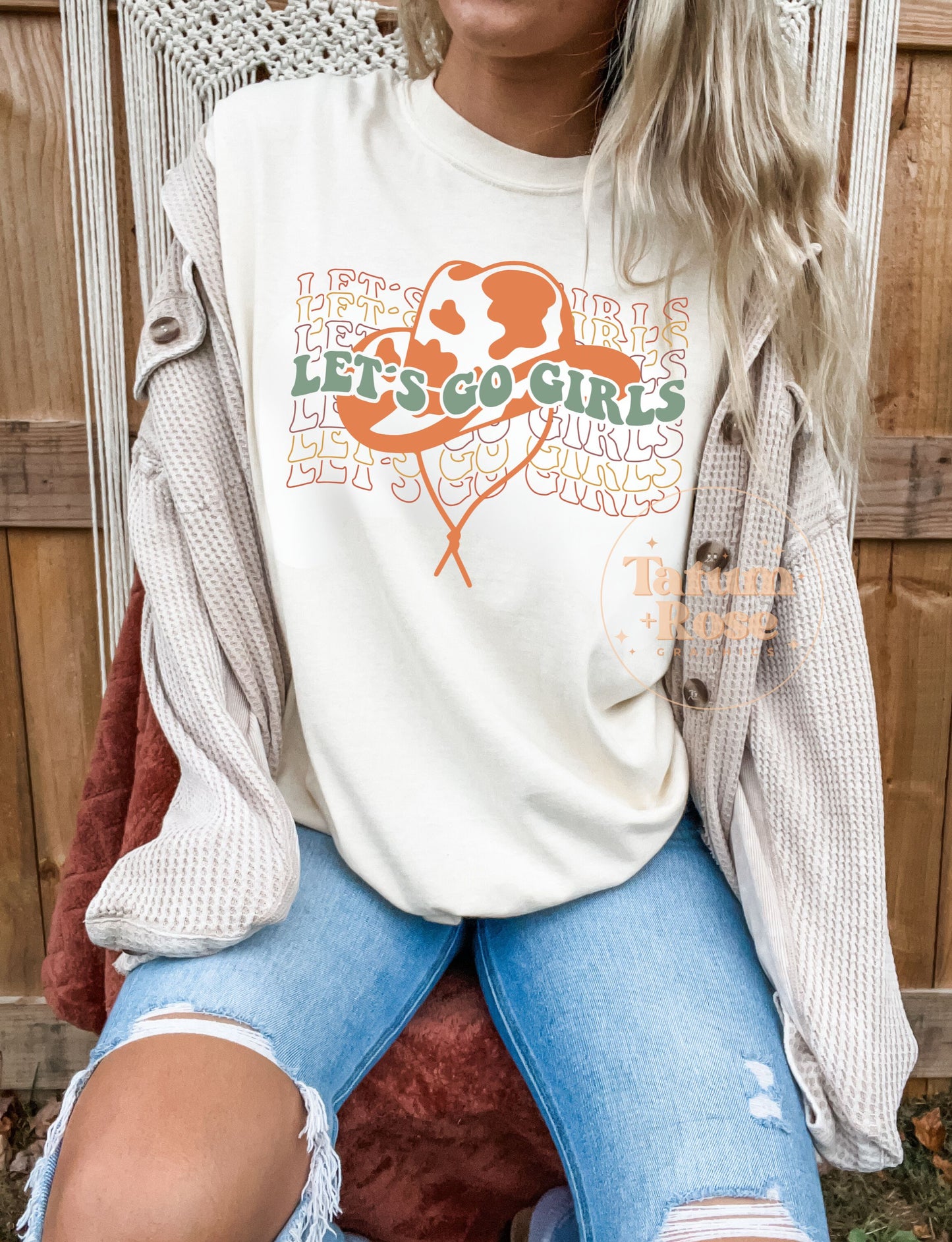 Boho Let's Go Girls Tee