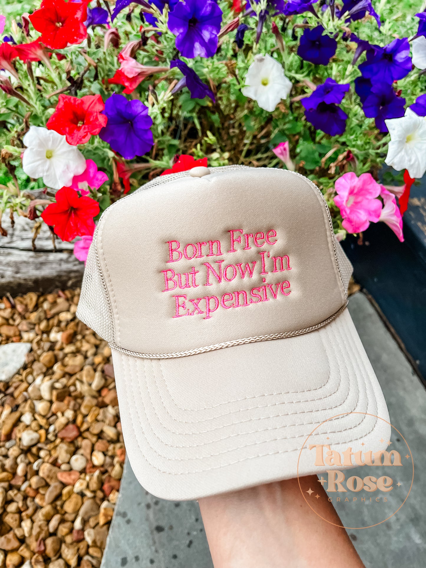 Born Free Embroidered Hat