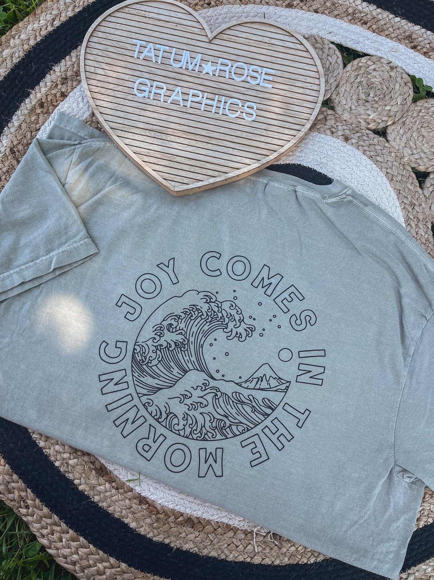 Joy Comes In The Morning Pocket Tee