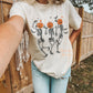 Dancing Pumpkin Skeletons Tee