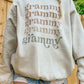 Boho Stacked Grandparent Name Crew