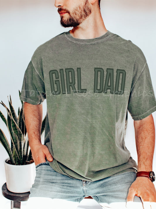 Girl Dad Tee - Moss